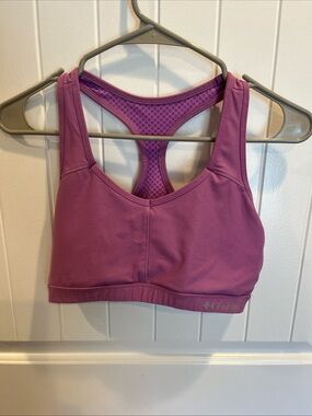 Columbia Purple Racerback Sports Bra - Mauve Tone